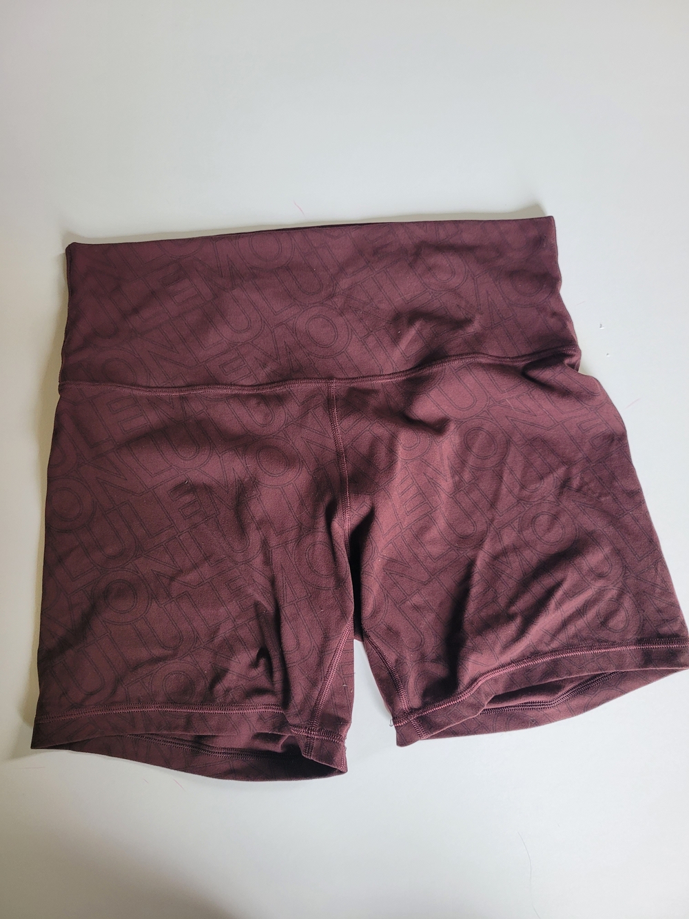 lululemon athletica Deep Burgundy Bike Shorts Align Size 10